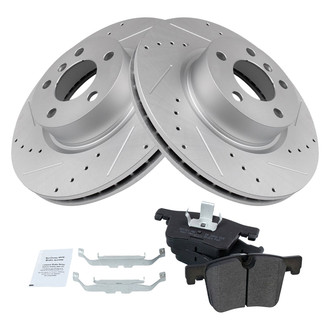 TRQ® - Performance Semi-Metallic Brake Kit
