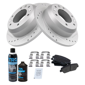 TRQ® - Performance Semi-Metallic Brake Kit