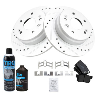 TRQ® - Performance Semi-Metallic Rear Brake Kit