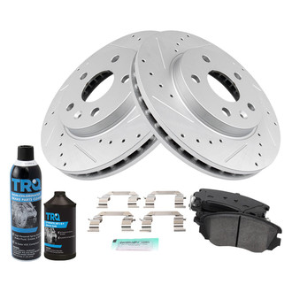 TRQ® - Performance Semi-Metallic Front Brake Kit