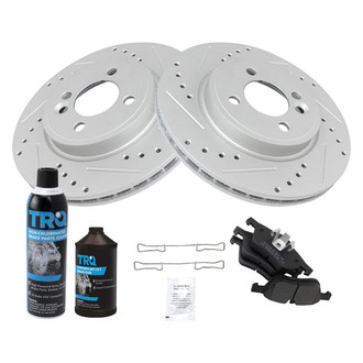 TRQ® - Performance Semi-Metallic Front Brake Kit