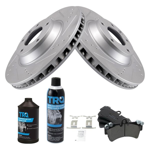 TRQ® - Performance Semi-Metallic Front Brake Kit