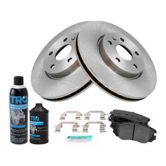 TRQ® - Disc Brake Kit with Semi-Metallic Pads
