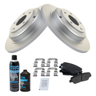 TRQ® - Disc Brake Kit with Semi-Metallic Pads