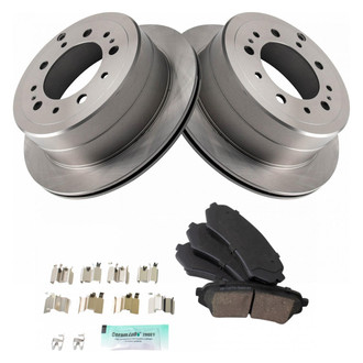 TRQ® - Rear Disc Brake Kit with Ceramic Pads
