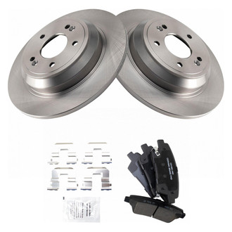 TRQ® - Rear Disc Brake Kit with Ceramic Pads