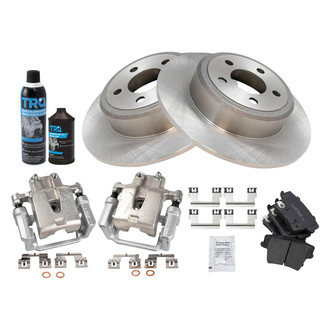 TRQ® - Rear Disc Brake Kit with Ceramic Pads and Calipers