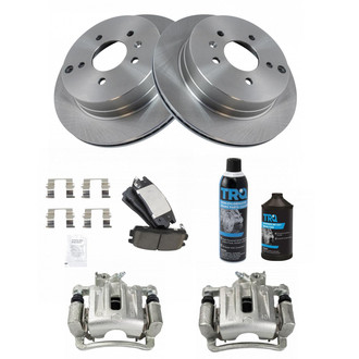 TRQ® - Rear Disc Brake Kit with Ceramic Pads and Calipers