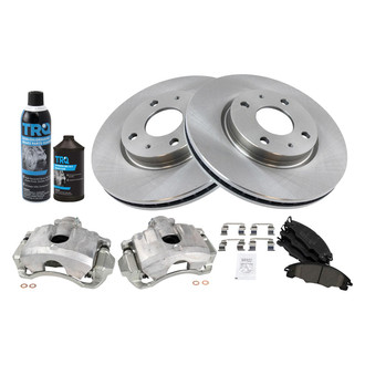 TRQ® - Front Disc Brake Kit with Ceramic Pads and Calipers