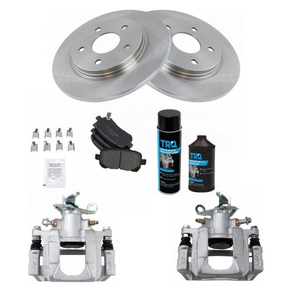 TRQ® - Rear Disc Brake Kit with Ceramic Pads and Calipers