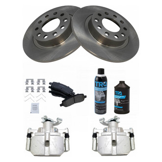 TRQ® - Rear Disc Brake Kit with Ceramic Pads and Calipers