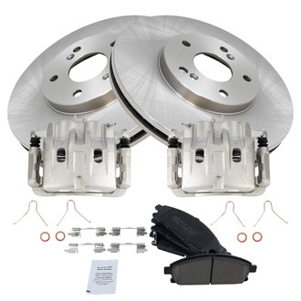 TRQ® - Performance Ceramic Front Brake Kit with Calipers