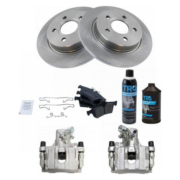 TRQ® - Rear Disc Brake Kit with Ceramic Pads and Calipers