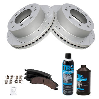 TRQ® - Performance Ceramic Front Brake Kit
