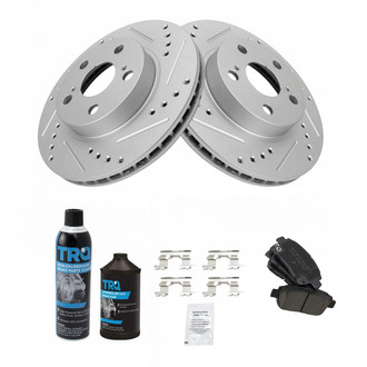 TRQ® - Performance Ceramic Front Brake Kit