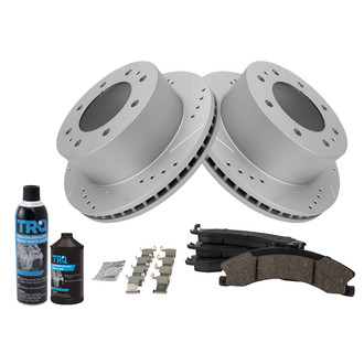 TRQ® - Performance Ceramic Rear Brake Kit