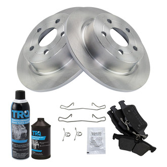 TRQ® - Disc Brake Kit with Semi-Metallic Pads