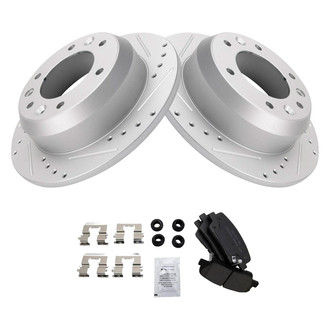 TRQ® - Performance Ceramic Rear Brake Kit