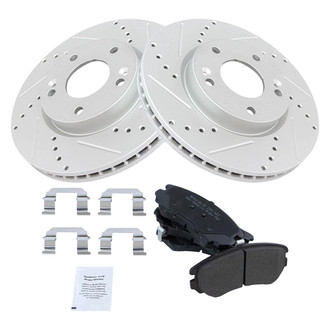 TRQ® - Performance Semi-Metallic Brake Kit