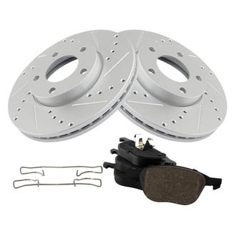 TRQ® - Performance Ceramic Front Brake Kit
