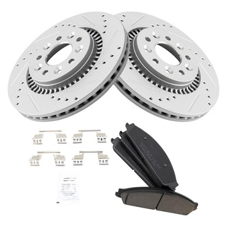 TRQ® - Performance Ceramic Front Brake Kit