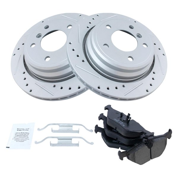 TRQ® - Rear Disc Brake Kit with Ceramic Pads