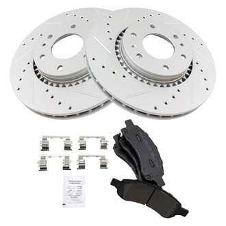 TRQ® - Performance Semi-Metallic Brake Kit