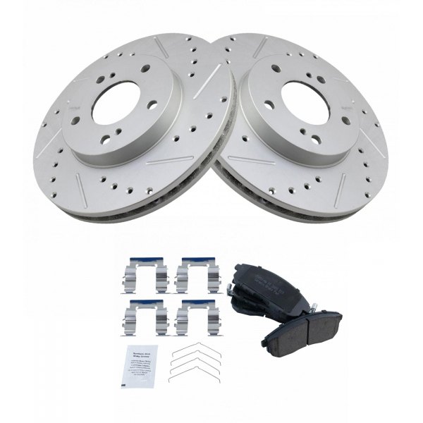 TRQ® - Performance Ceramic Front Brake Kit