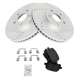 TRQ® - Performance Semi-Metallic Brake Kit
