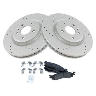 TRQ® - Performance Ceramic Front Brake Kit
