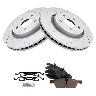 TRQ® - Performance Semi-Metallic Brake Kit
