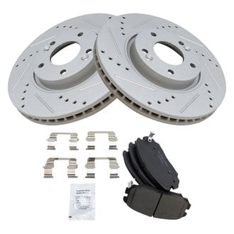 TRQ® - Performance Ceramic Front Brake Kit