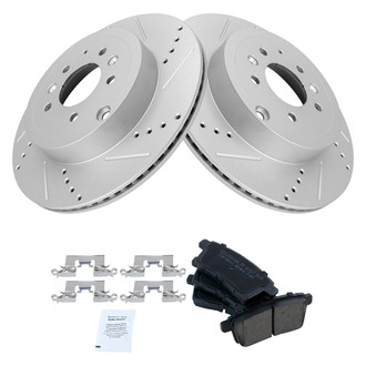TRQ® - Performance Ceramic Rear Brake Kit