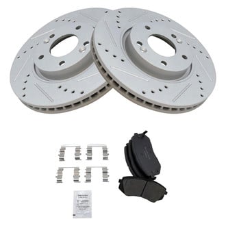 TRQ® - Performance Ceramic Front Brake Kit