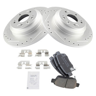 TRQ® - Performance Ceramic Rear Brake Kit