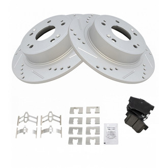 TRQ® - Performance Ceramic Brake Kit with Wheel Bearings