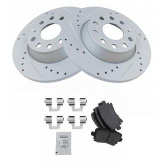 TRQ® - Performance Ceramic Brake Kit with Wheel Bearings