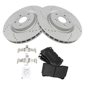 TRQ® - Performance Semi-Metallic Brake Kit