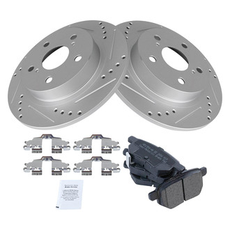TRQ® - Performance Semi-Metallic Rear Brake Kit