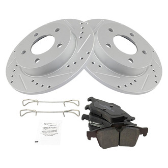 TRQ® - Performance Ceramic Rear Brake Kit