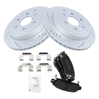 TRQ® - Performance Semi-Metallic Rear Brake Kit