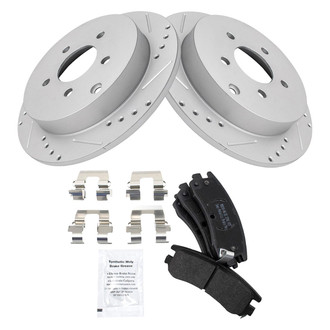 TRQ® - Performance Semi-Metallic Brake Kit