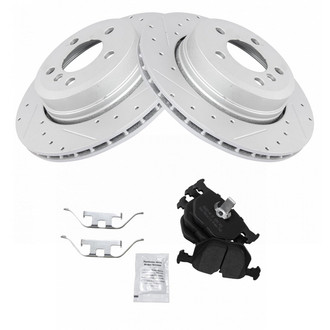 TRQ® - Performance Semi-Metallic Rear Brake Kit