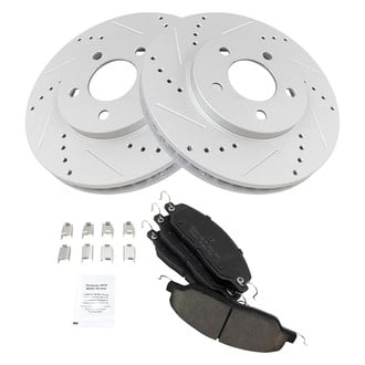 TRQ® - Performance Ceramic Front Brake Kit