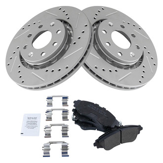 TRQ® - Performance Semi-Metallic Brake Kit