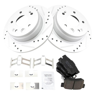 TRQ® - Performance Ceramic Rear Brake Kit