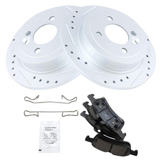 TRQ® - Performance Ceramic Rear Brake Kit