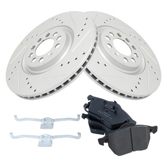 TRQ® - Performance Ceramic Front Brake Kit