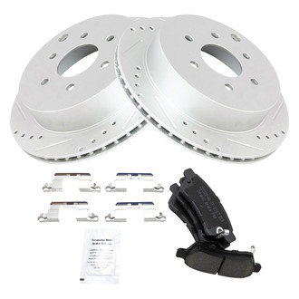 TRQ® - Performance Ceramic Rear Brake Kit