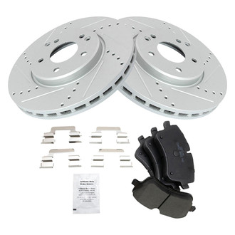 TRQ® - Performance Ceramic Front Brake Kit